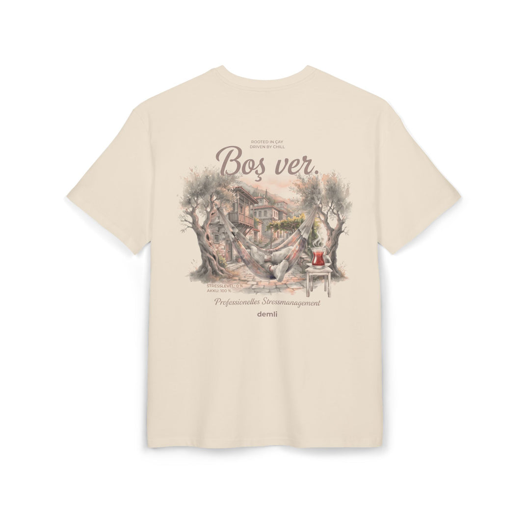 demli – Boş ver. · Oversized Tee