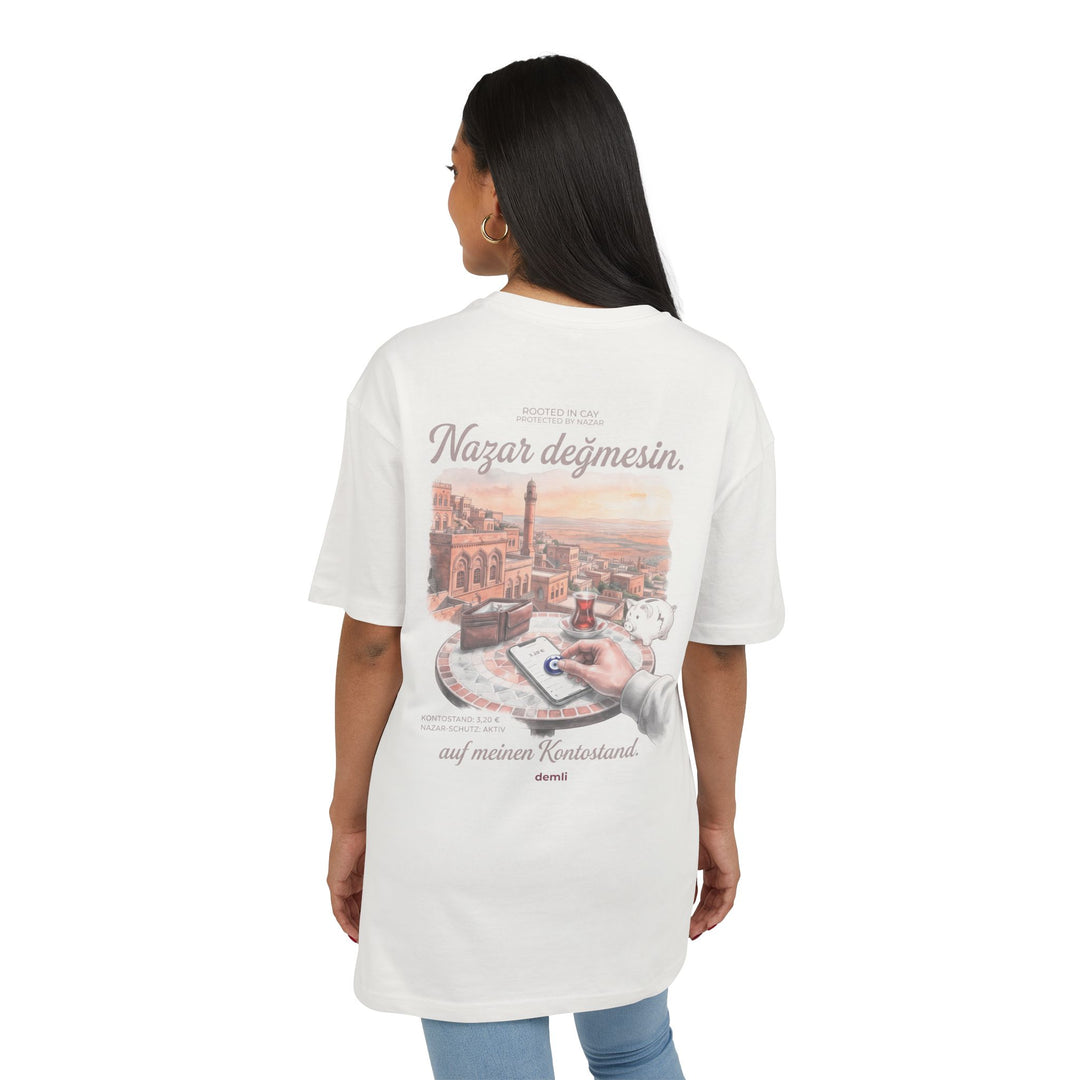 demli – Nazar değmesin. · Oversized Tee