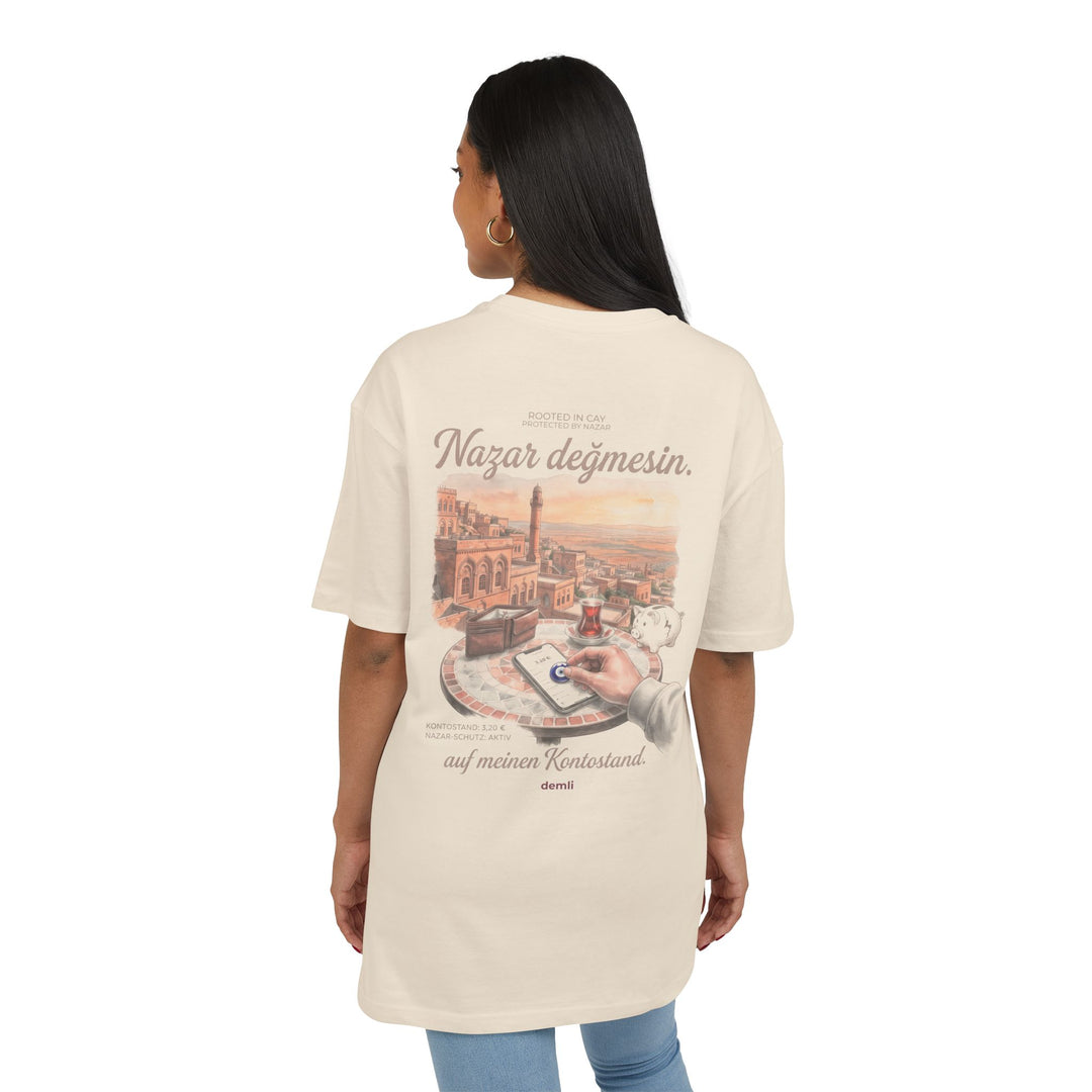 demli – Nazar değmesin. · Oversized Tee